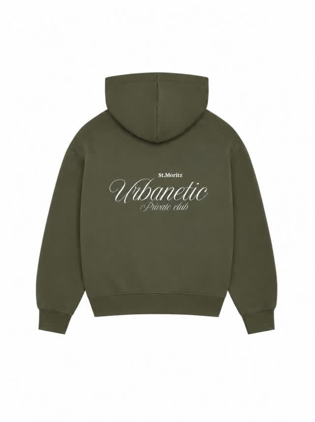 Urbanetic Private Club Hoodie — back print, Urbanetic Club
