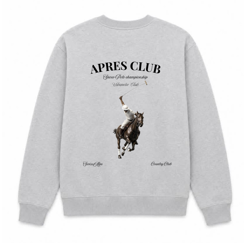 Apres Club Sweatshirt — back print, Urbanetic Club